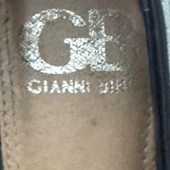 Gianni Bini Shoes Womens Size 6 Black Block Heel Pumps Chunky Round Toe Dress - Picture 6 of 11